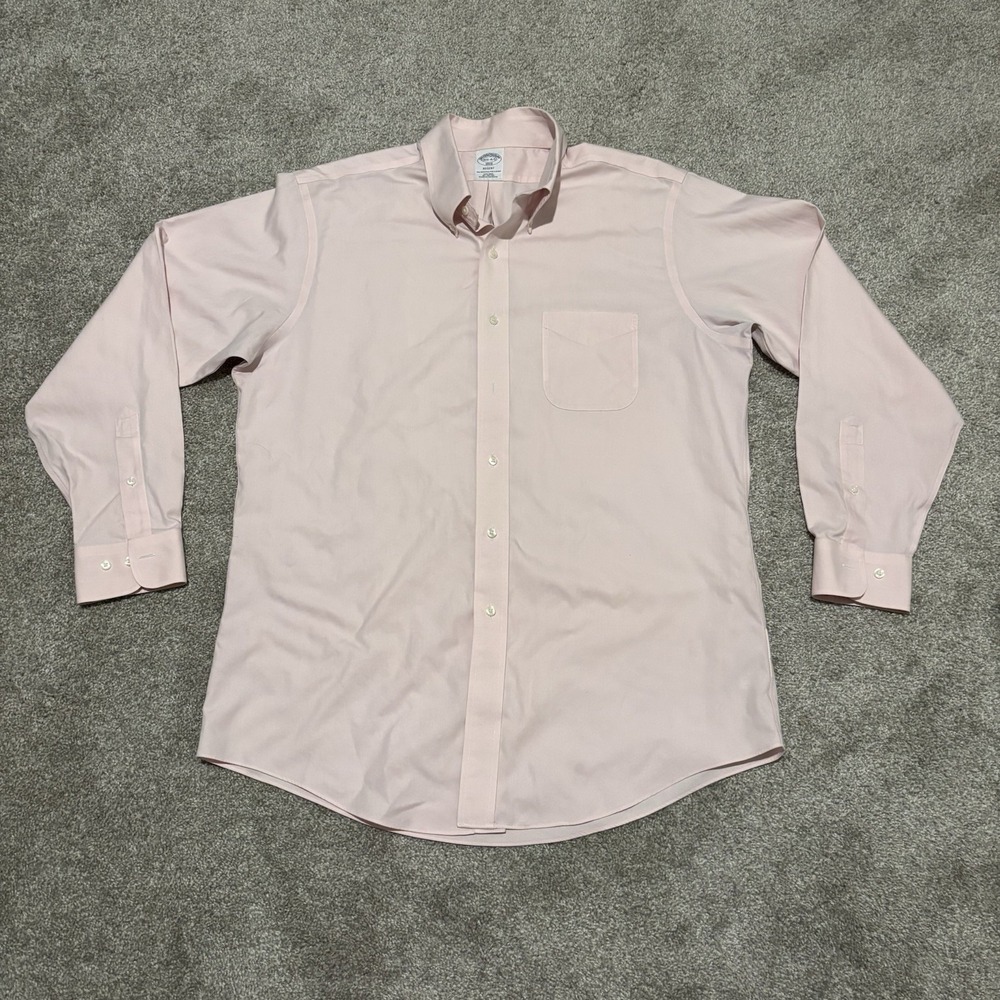Brooks Brothers Classic Men's Dress Shirt 16.5x4/5 Pink